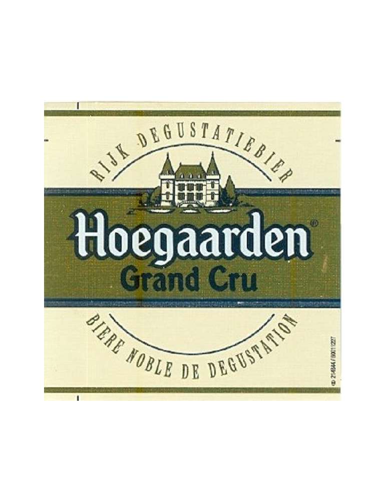 Etiqueta Hoegaarden Gran Cru