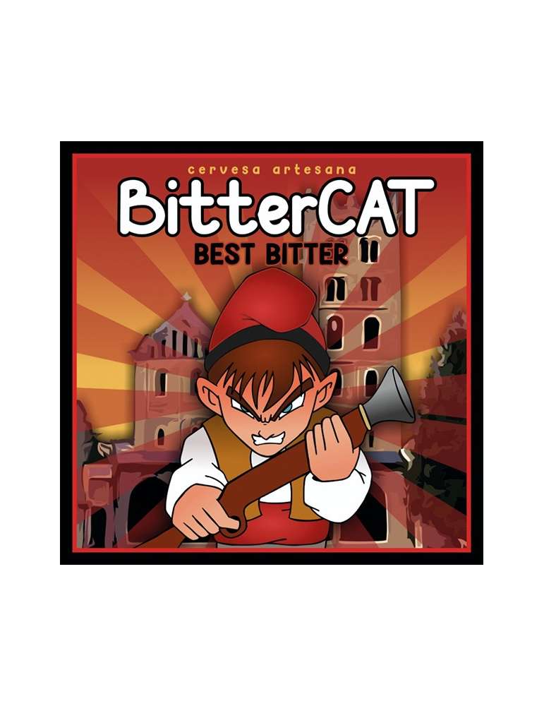 Etiqueta Cervesa BitterCat 33cl