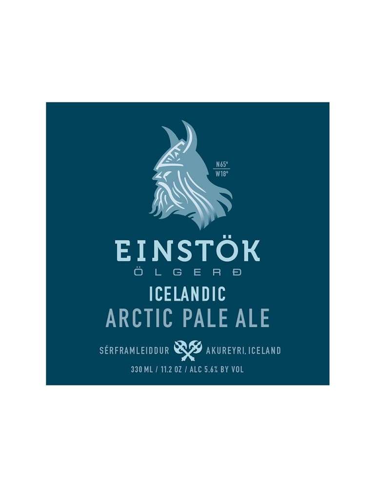 Etiqueta Cervesa Icelandic Artic Pale Ale