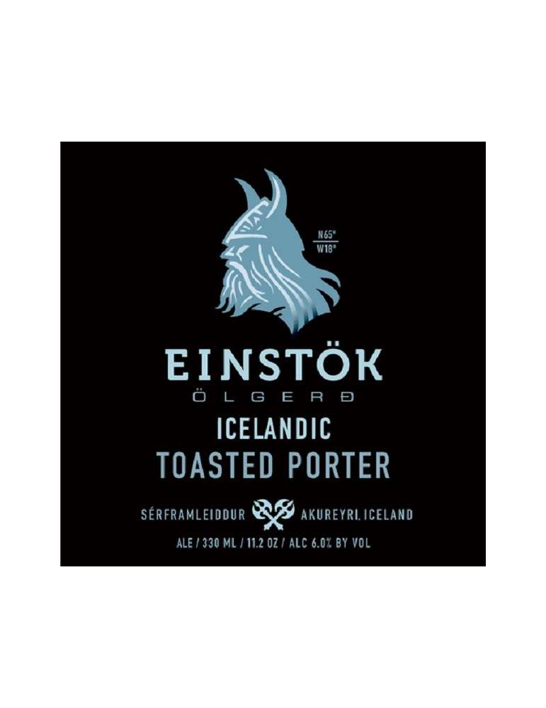 Etiqueta Cervesa Icelandic Toasted Porter