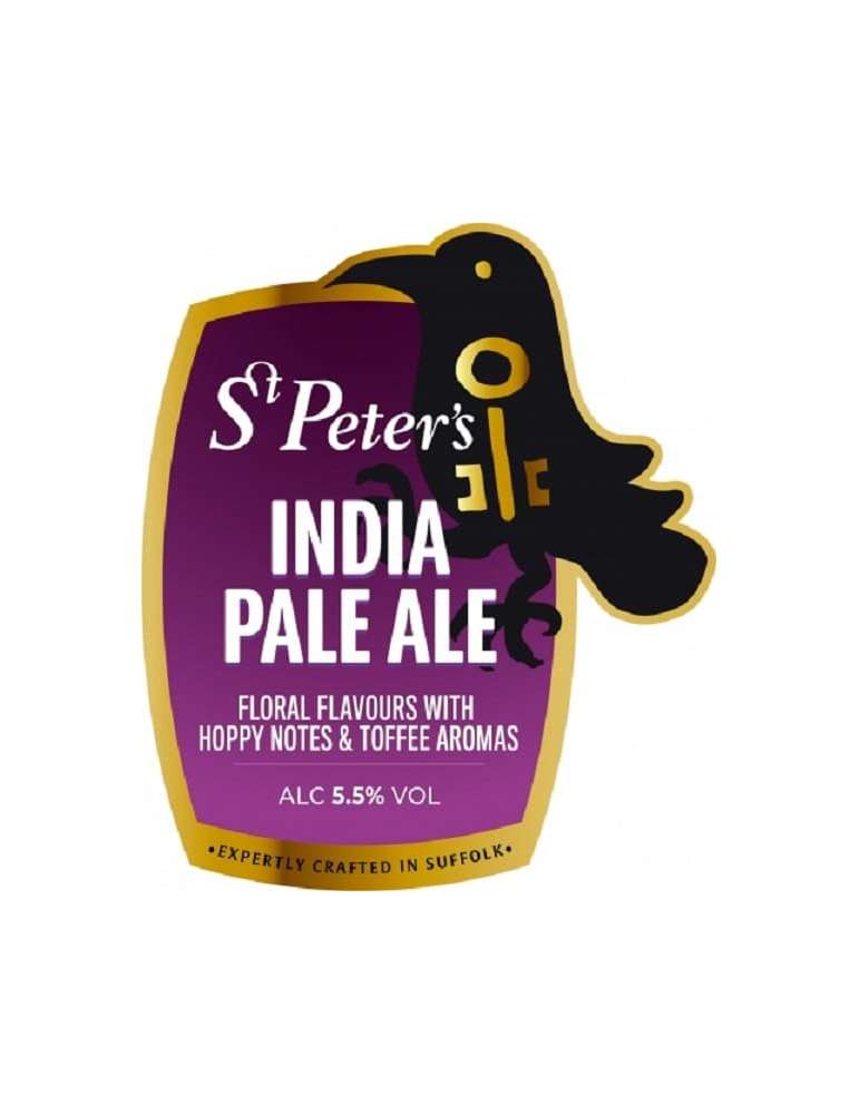 Etiqueta Cervesa St. Peter's India Pale Ale