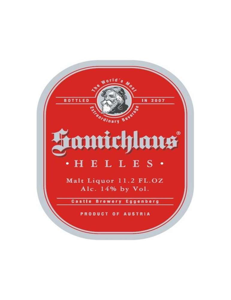 Etiqueta Samichlaus Helles