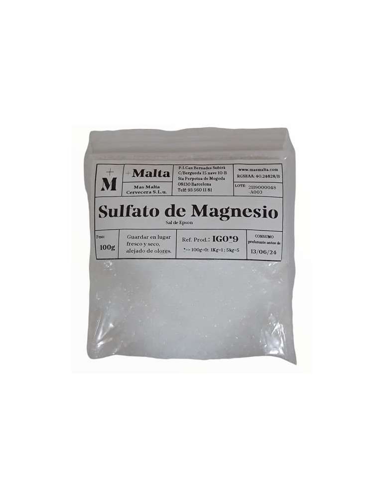 100 gr Sulfato de Magnesio