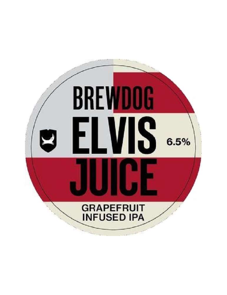 Etiqueta Cervesa BrewDog Elvis Juice