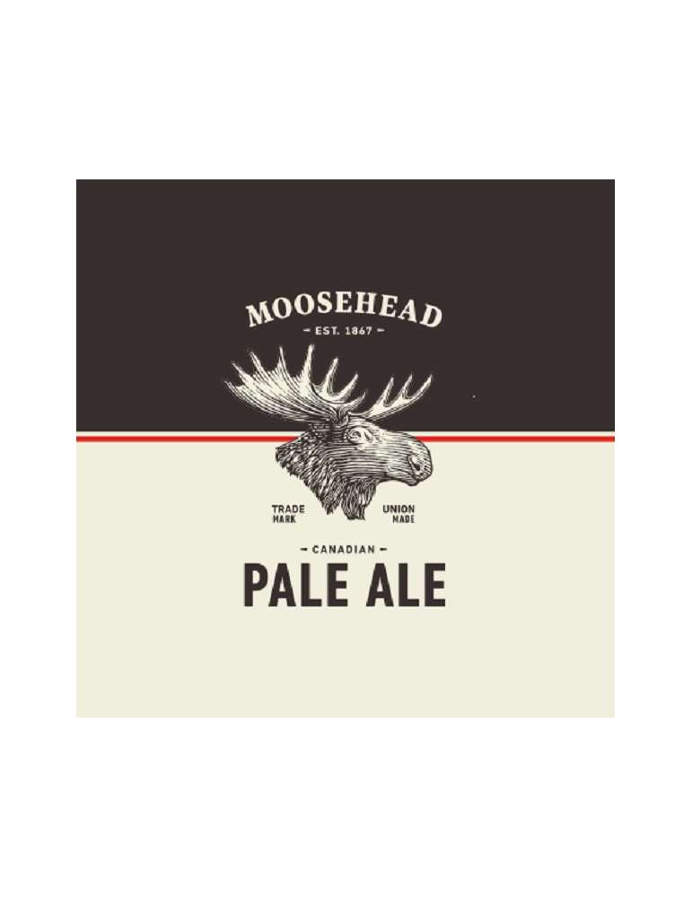 Etiqueta Cervesa Moosehead Pale Ale