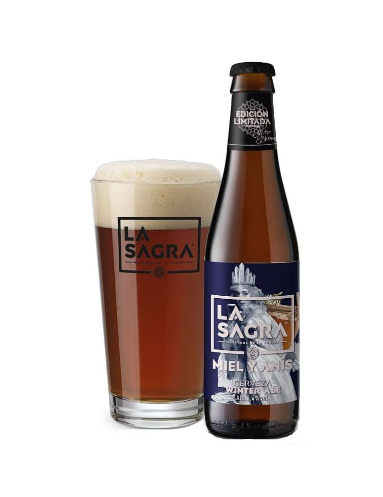 Cervesa La Sagra Miel y Anís 33cl