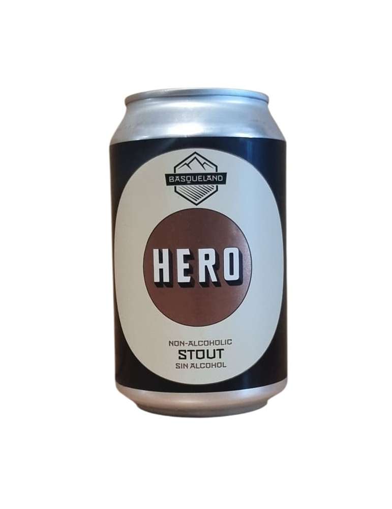 Hero Stout Sin Alcohol Lata 33cl de Basqueland