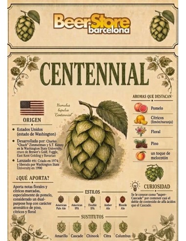 Lúpulo Centennial 125g