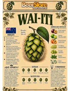 Lúpulo Wai-iti Pélet 125gr