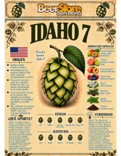 Lúpulo Idaho7 Pélet 125gr