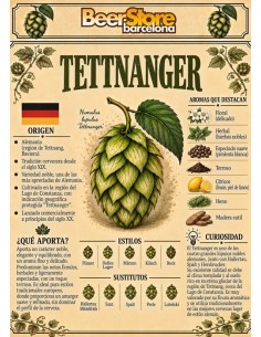 Lúpulo Tettnager Pélet 125gr